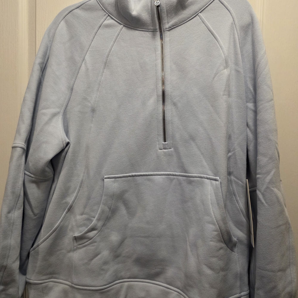Lululemon Light Blue Half-Zip Full Length Scuba